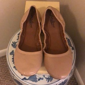 Lucky Brand: Tan patent leather flats sz 9